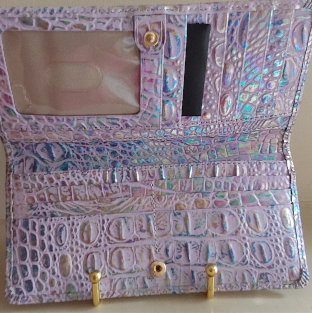 Brahmin Violet Wonderland Ady Wallet - Picture 2 of 2